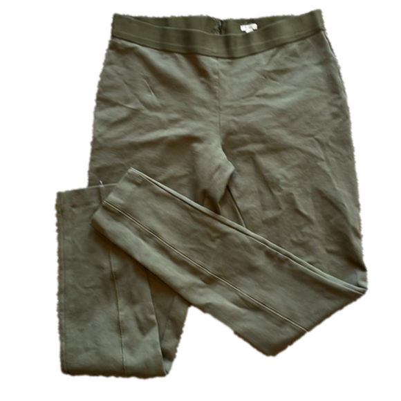 J Crew Woman’s 10 Olive Pixie Seamed Back Zip High Waist Leggings - Picture 1 of 6